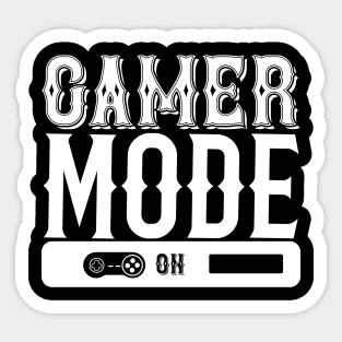 Gamer Mode On Sticker